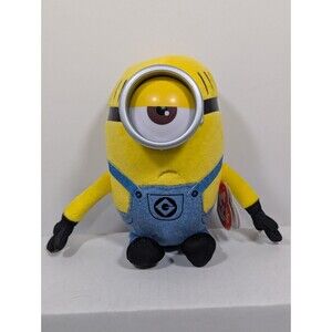 Ty Beanie Babies Universal Despicable Me 3 Minions Mel Plush One Eye Overalls 7”